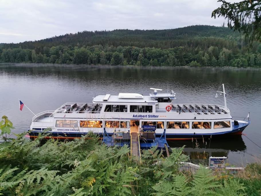 Apartman S Terasou A Vyhledem Na Jezero Lipno Kovářov Exteriör bild